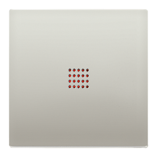 Клавиша с линзой JUNG LS METAL, стальной