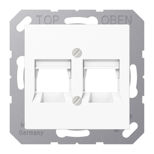 Накладка на розетку информационную JUNG A 500, белый