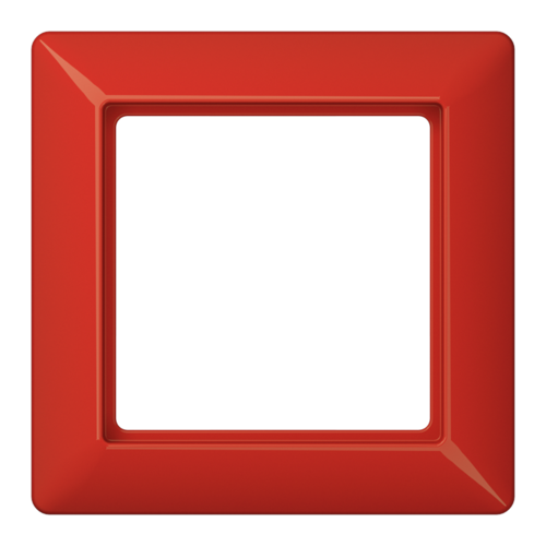 Рамка 1 пост JUNG AS 500, красный