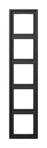 Рамка 5 постов JUNG LS METAL, темный алюминий