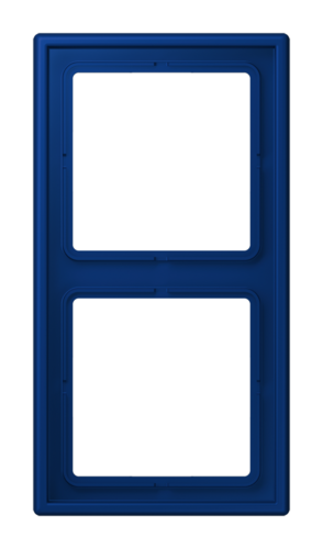 Рамка 2 поста JUNG LS 990, bleu outremer foncé