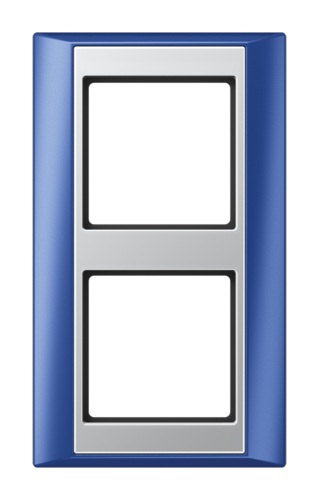 Рамка 2 поста JUNG A PLUS, синий