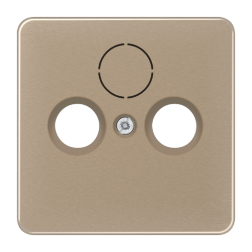 Накладка на розетку телевизионную JUNG CD 500, бронзовый