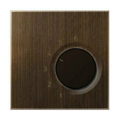 Терморегулятор Jung LS METAL, механический, античная латунь, TRME246AT