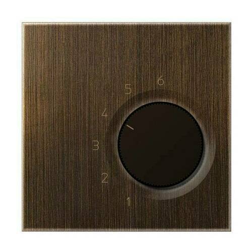 Терморегулятор Jung LS METAL, механический, античная латунь, TRME236AT