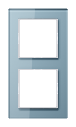 Рамка 2 поста JUNG A CREATION, голубой