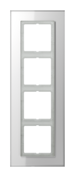 Рамка 4 поста JUNG LS PLUS, белый