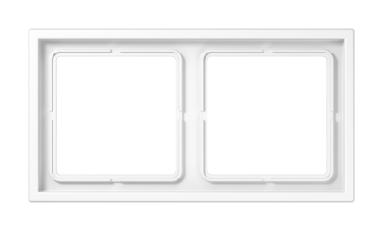 Рамка 2 поста JUNG LS ZERO, светло-серый