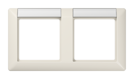 Рамка 2 поста JUNG AS 500, горизонтальная, слоновая кость