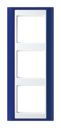 Рамка 3 поста JUNG A PLUS, синий