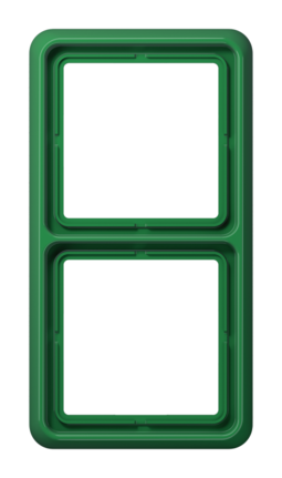 Рамка 2 поста JUNG CD, зеленый