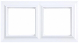 Eco Profi Standart Рамка 2-местная, цвет Белый