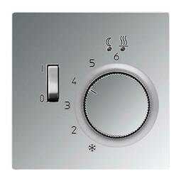 Терморегулятор Jung LS METAL, с датчиком, механический, хром, FTRGCR231